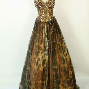 CUSTOM Leopard formal dress